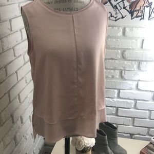 Perfect for spring! Lovely pink sleeveless blouse